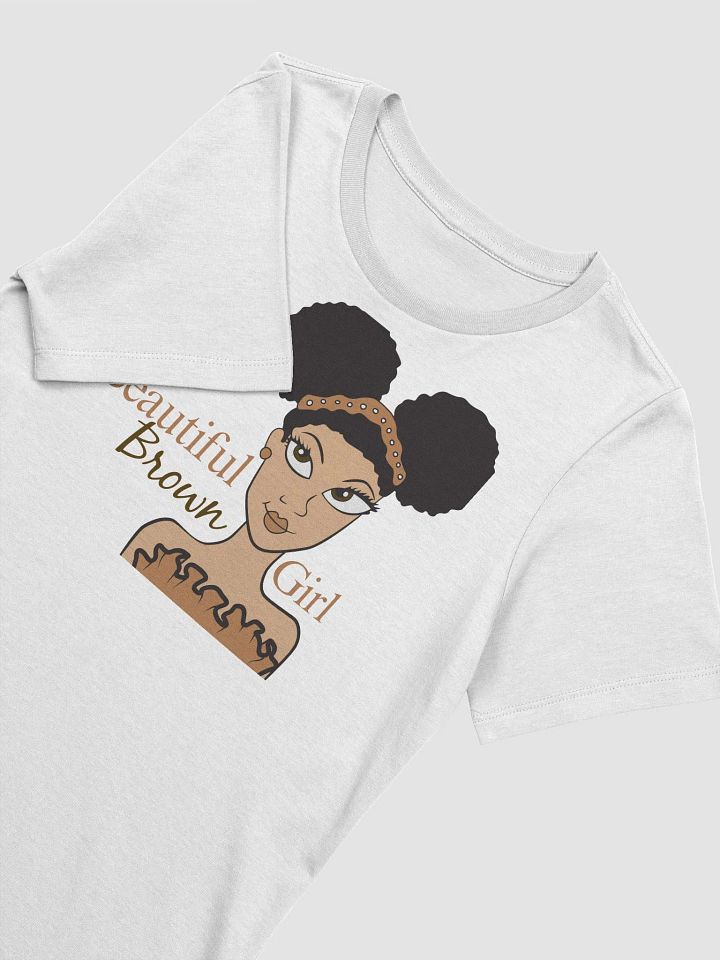 Beautiful Brown Girl Women's Tee - Cream product image (1)