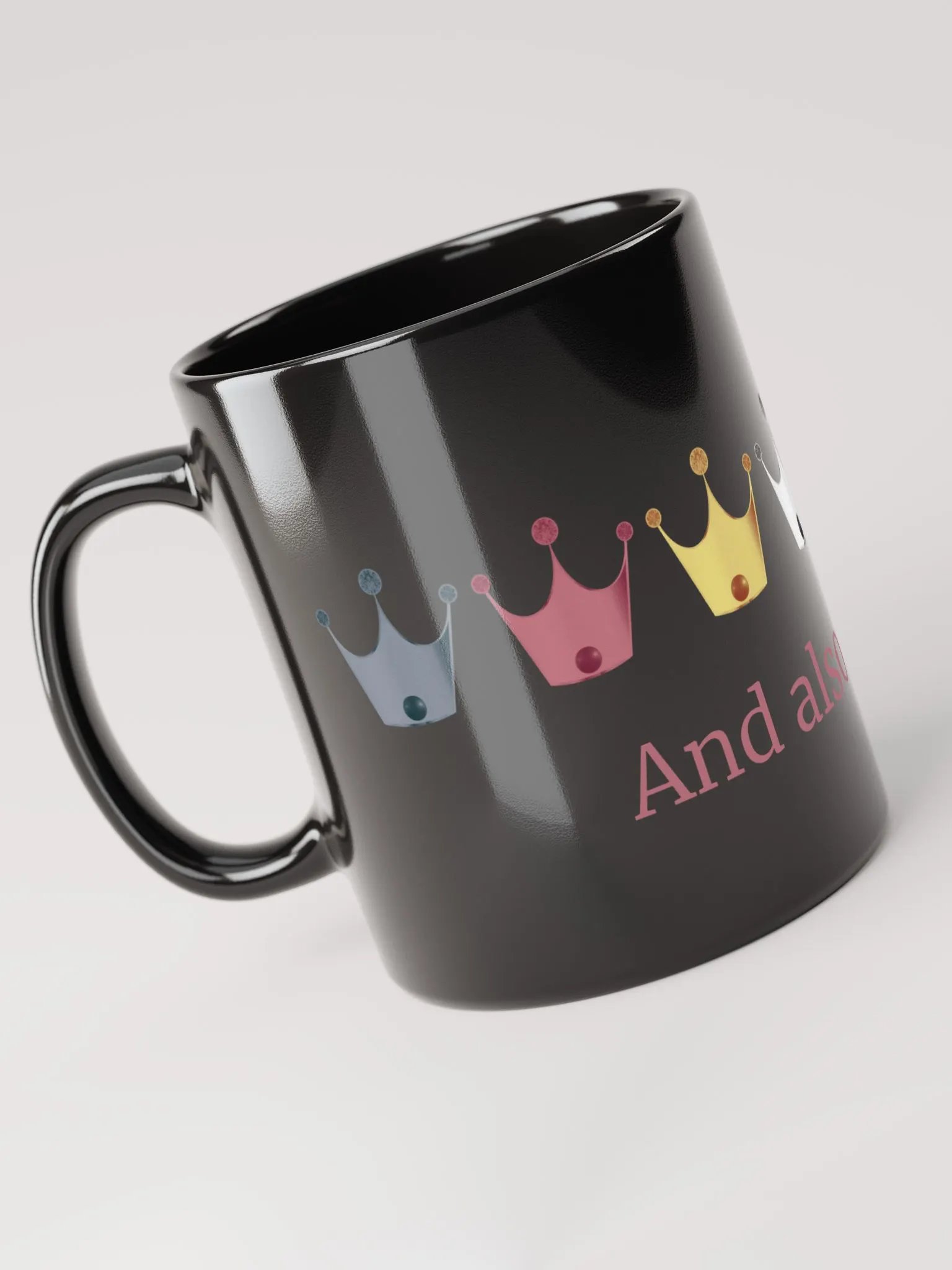Ceramic Mug: Disability Pride Crowns & Also a Bitch product image (4)
