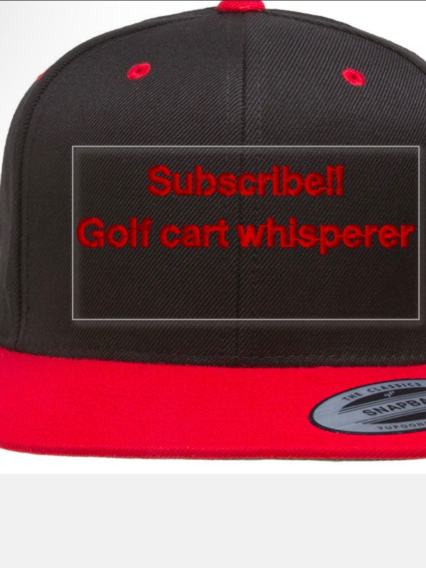 Custom golf cart whisperer embroidered hat product image (4)
