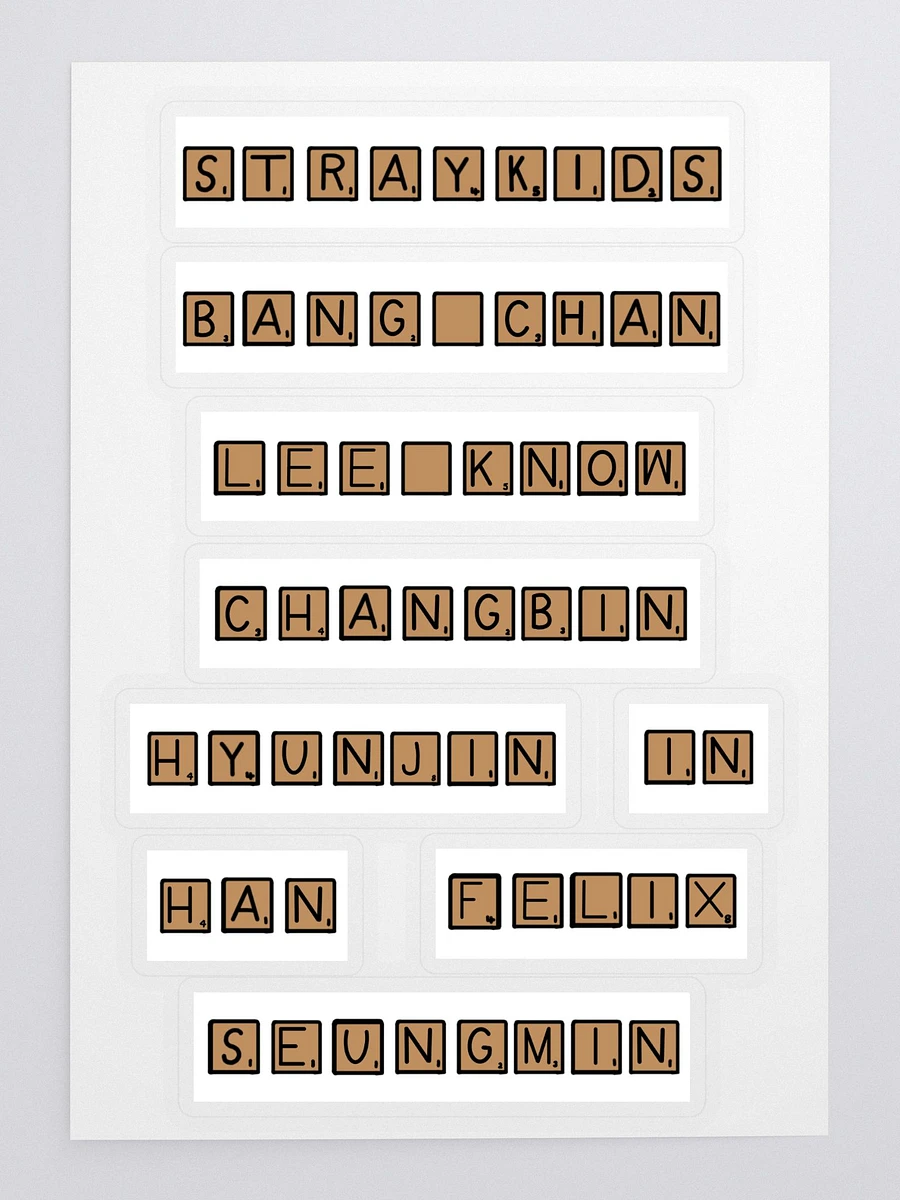 Scrabble name sticker sheet product image (3)