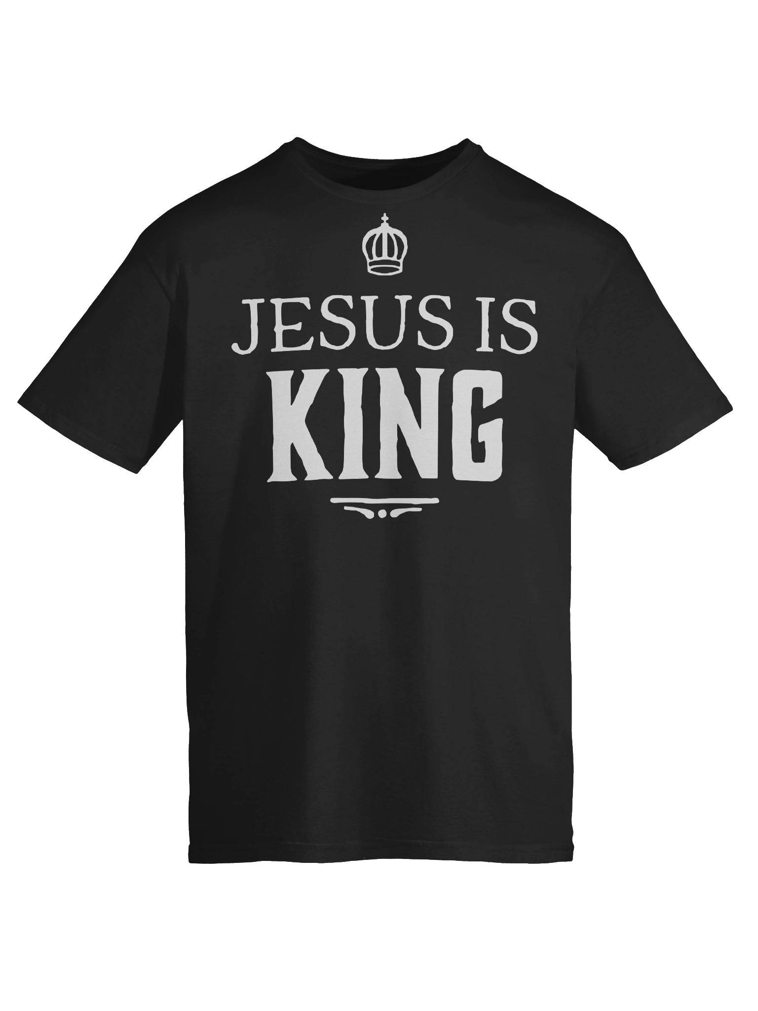 Black Christian Shirt Jesus Is King product image (9)