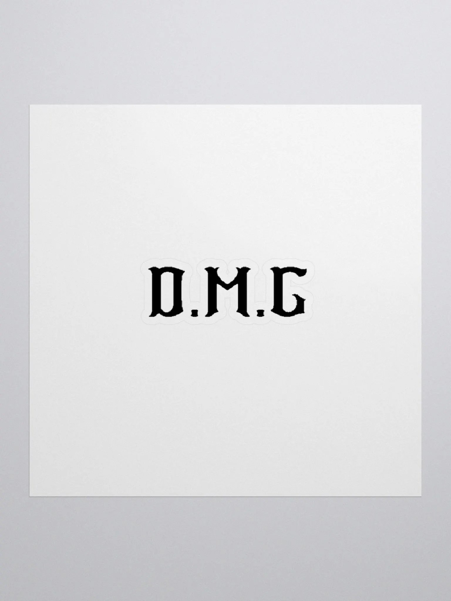 D.M.G Sticker product image (1)