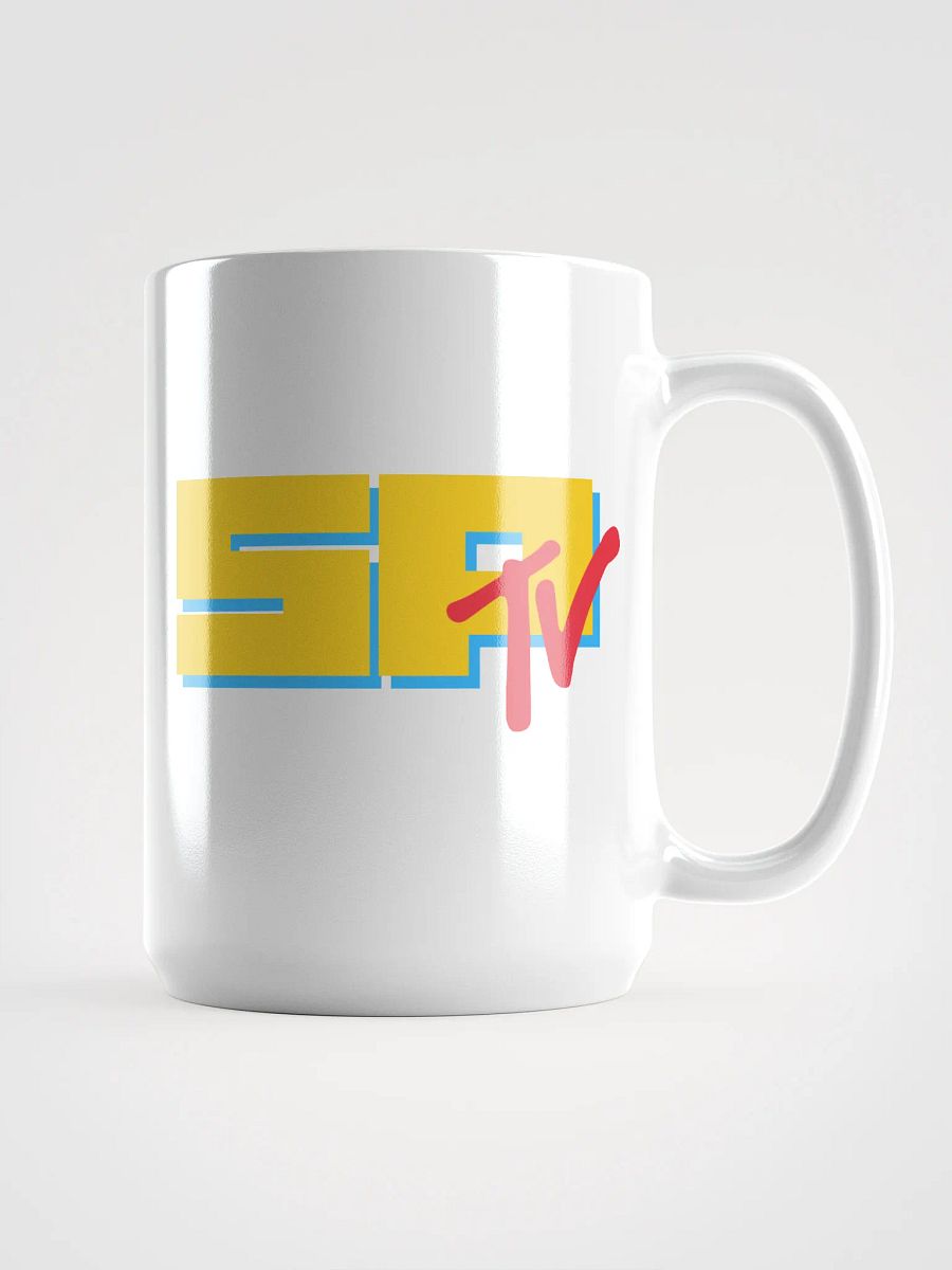 SPTV Logo White Glossy Mug product image (2)