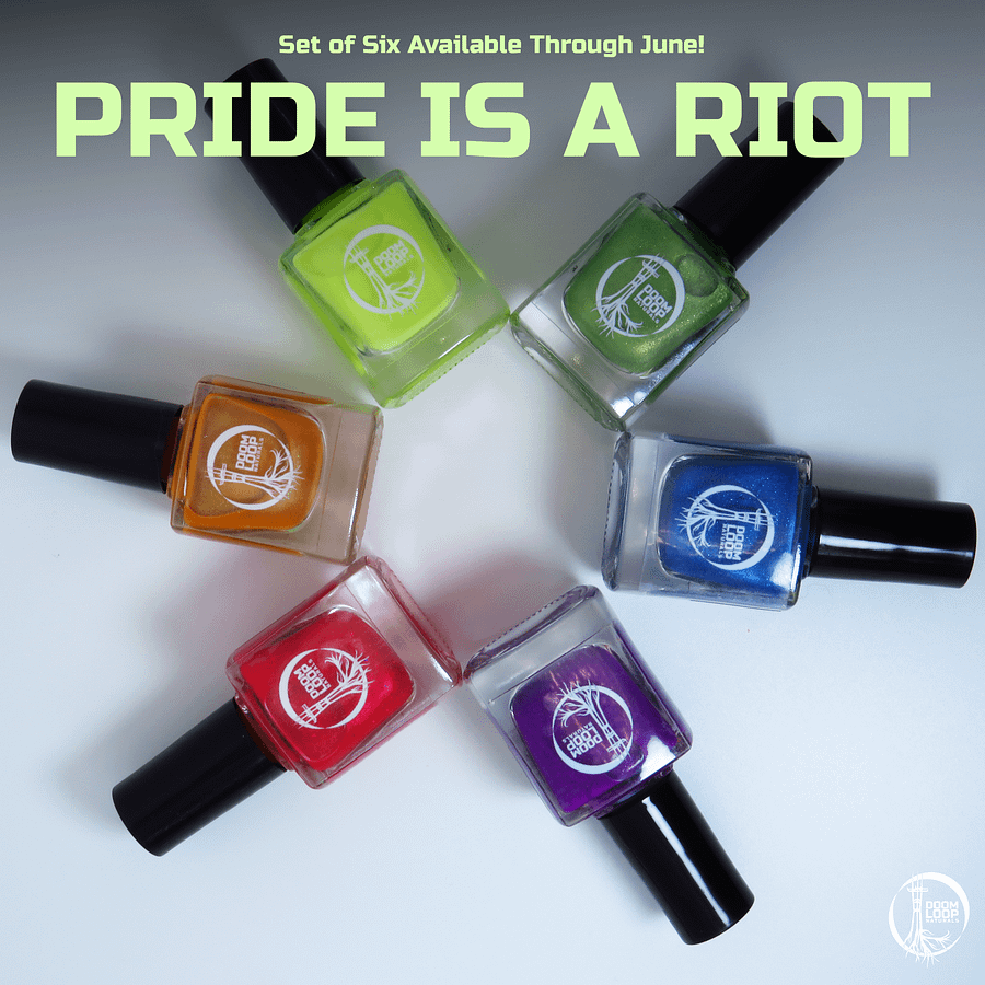 PRIDE IS A RIOT - Pride Rainbow Inspired Doom Loop Nail Polish Set product image (1)