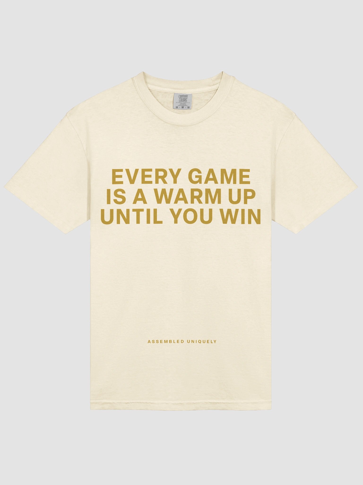 Every Game Tee (Gold Text) product image (44)