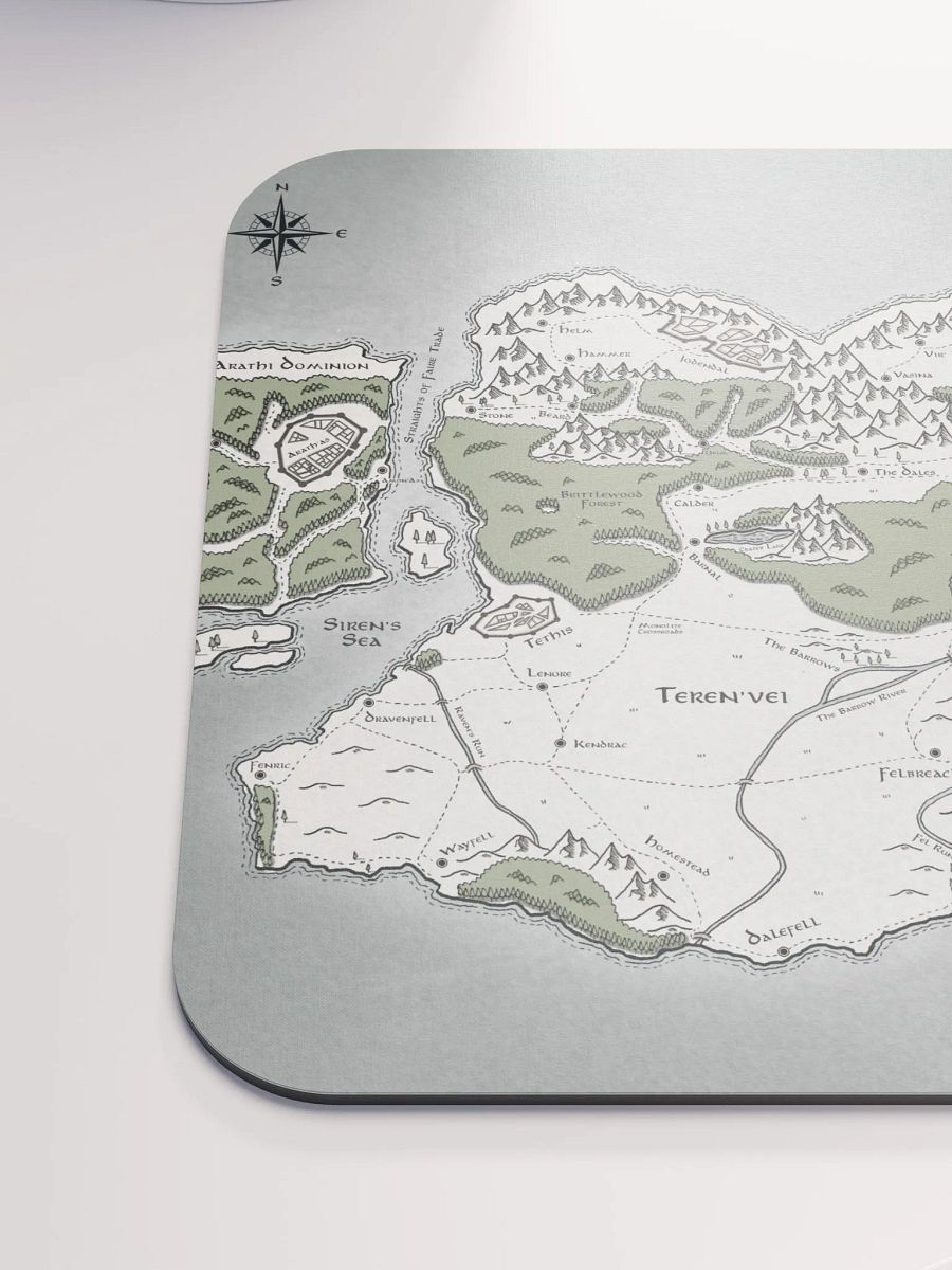 Teren'vei Map Mousepad product image (6)