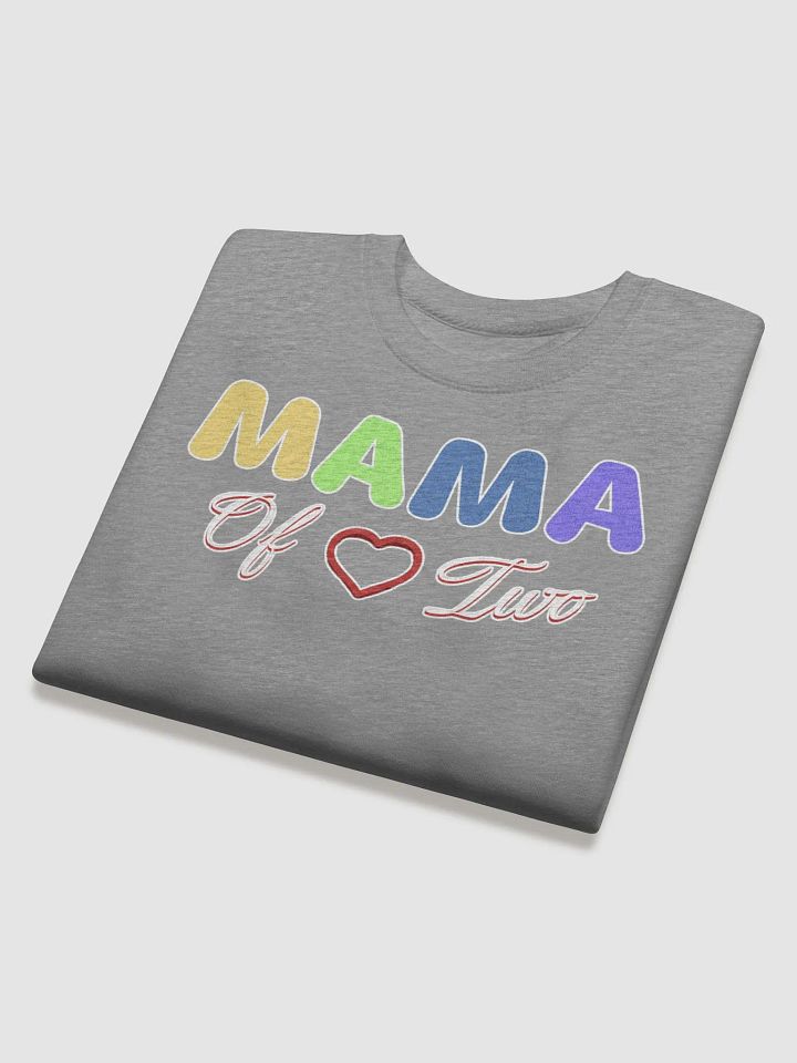 Mama of Two - Loving Family Design Sweatshirt product image (5)