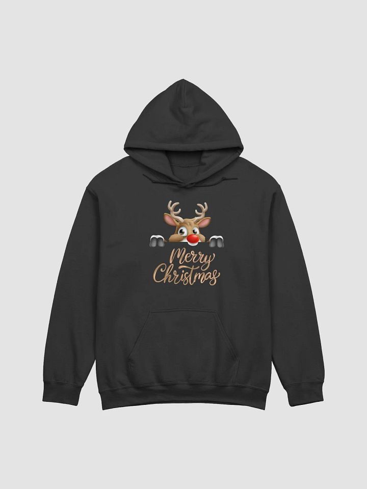 Cheery Reindeer Merry Christmas Hoodie product image (2)