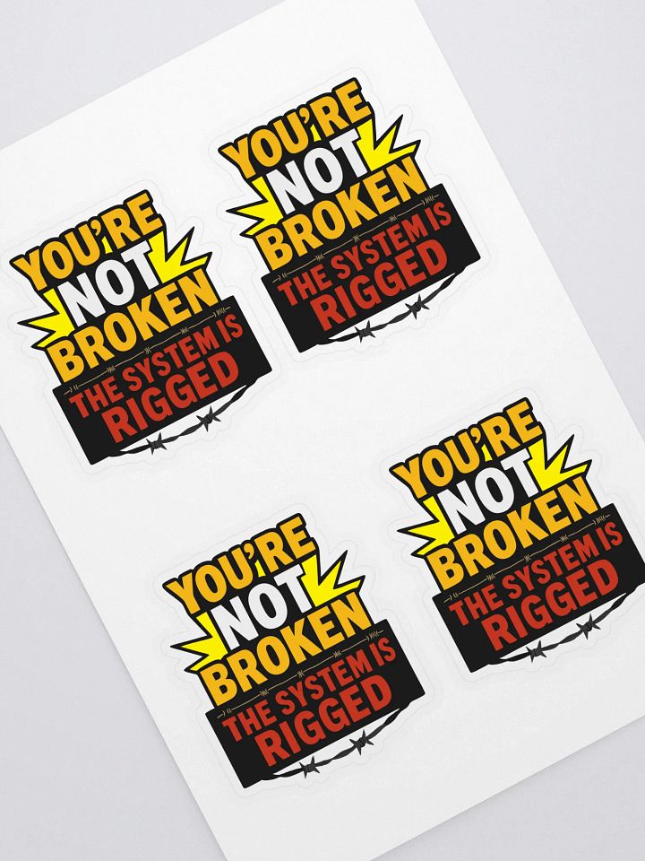 You're NOT Broken Sticker Sheet product image (1)