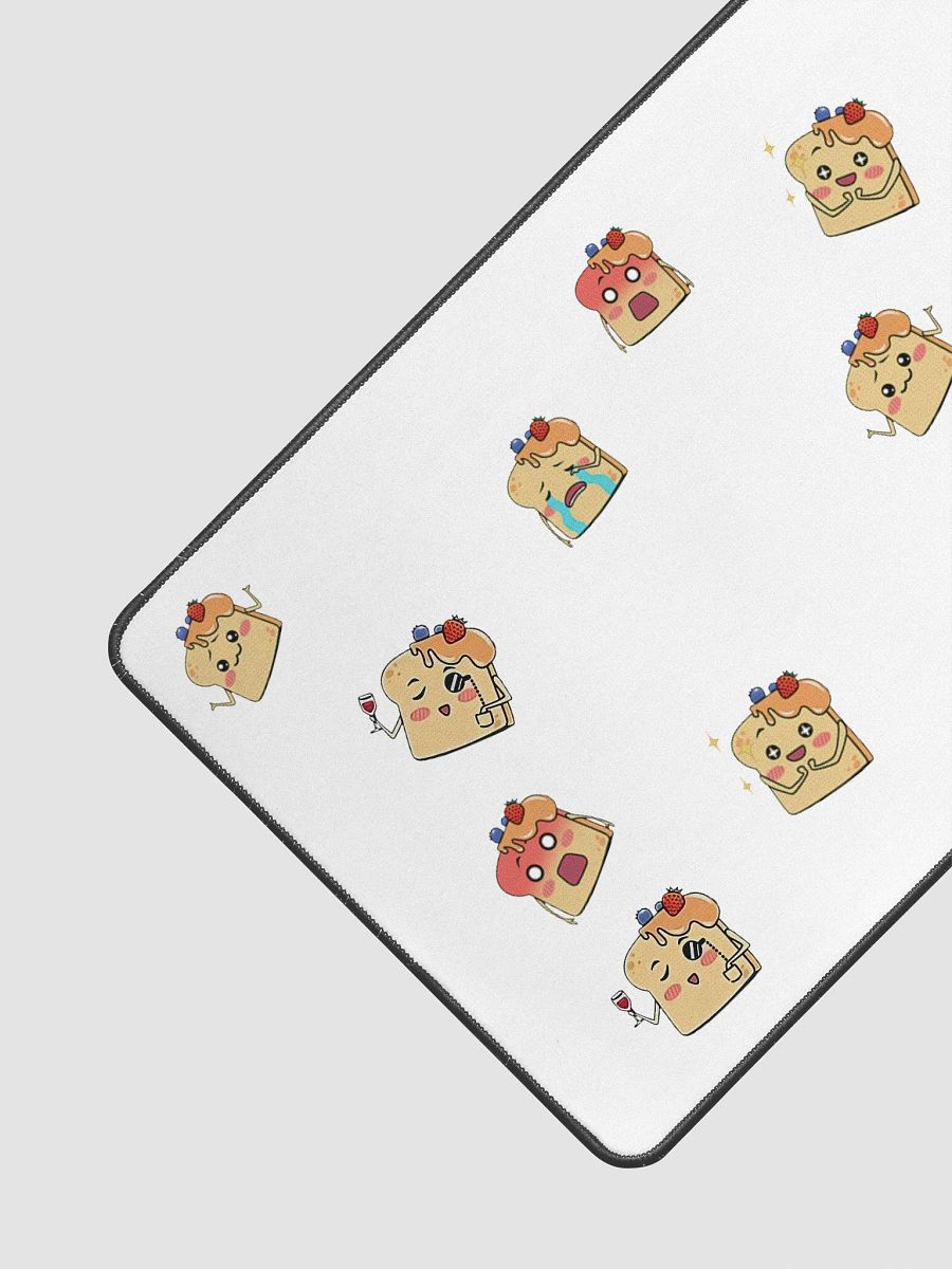 White Bunny Feng Toast Desk Mat (Toast Remix) product image (3)