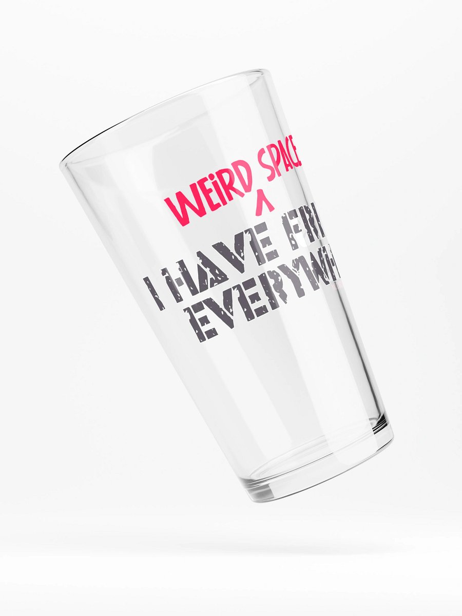 Weird Space Friends Pint Glass product image (4)