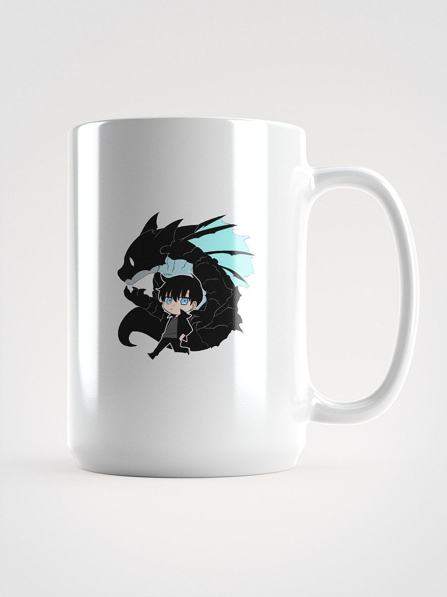 Solo Leveling: Chibi Monarch & Shadows White Glossy Mug product image (1)