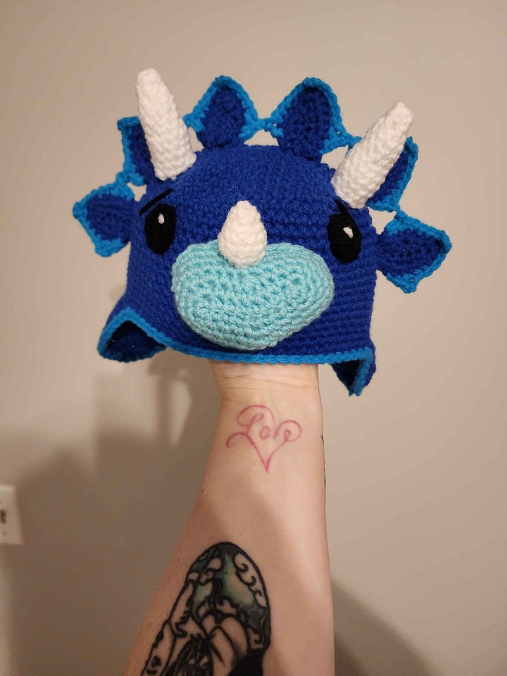 Triceratops Hat product image (1)