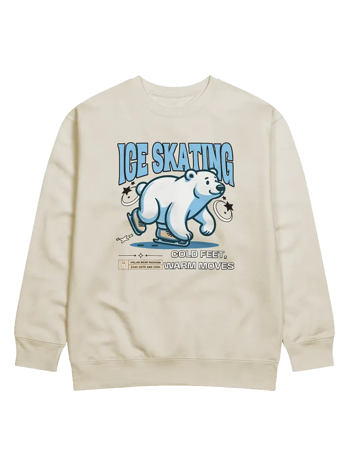 Ice Skating Sweatshirt– Funny Winter Sports Sweatshirt product image (1)