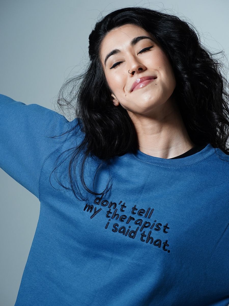 Conducive Crewneck Sweatshirt (Embroidered - Light Thread) product image (9)
