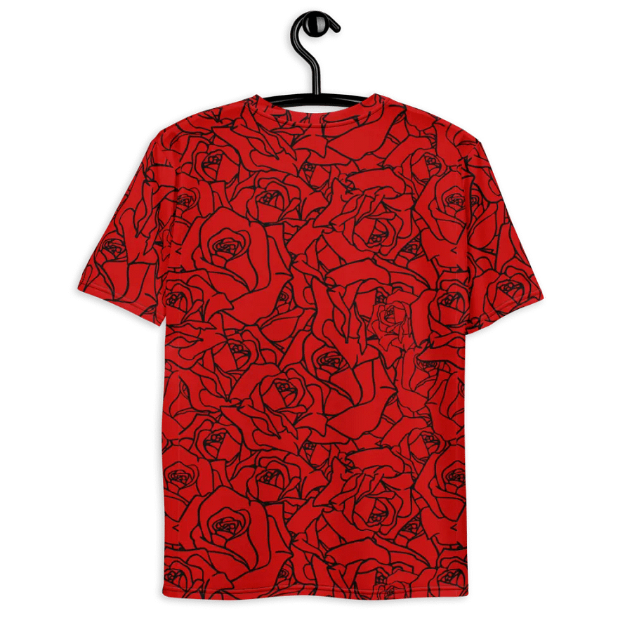 Loads of Roses · red-black crew neck t-shirt product image (10)