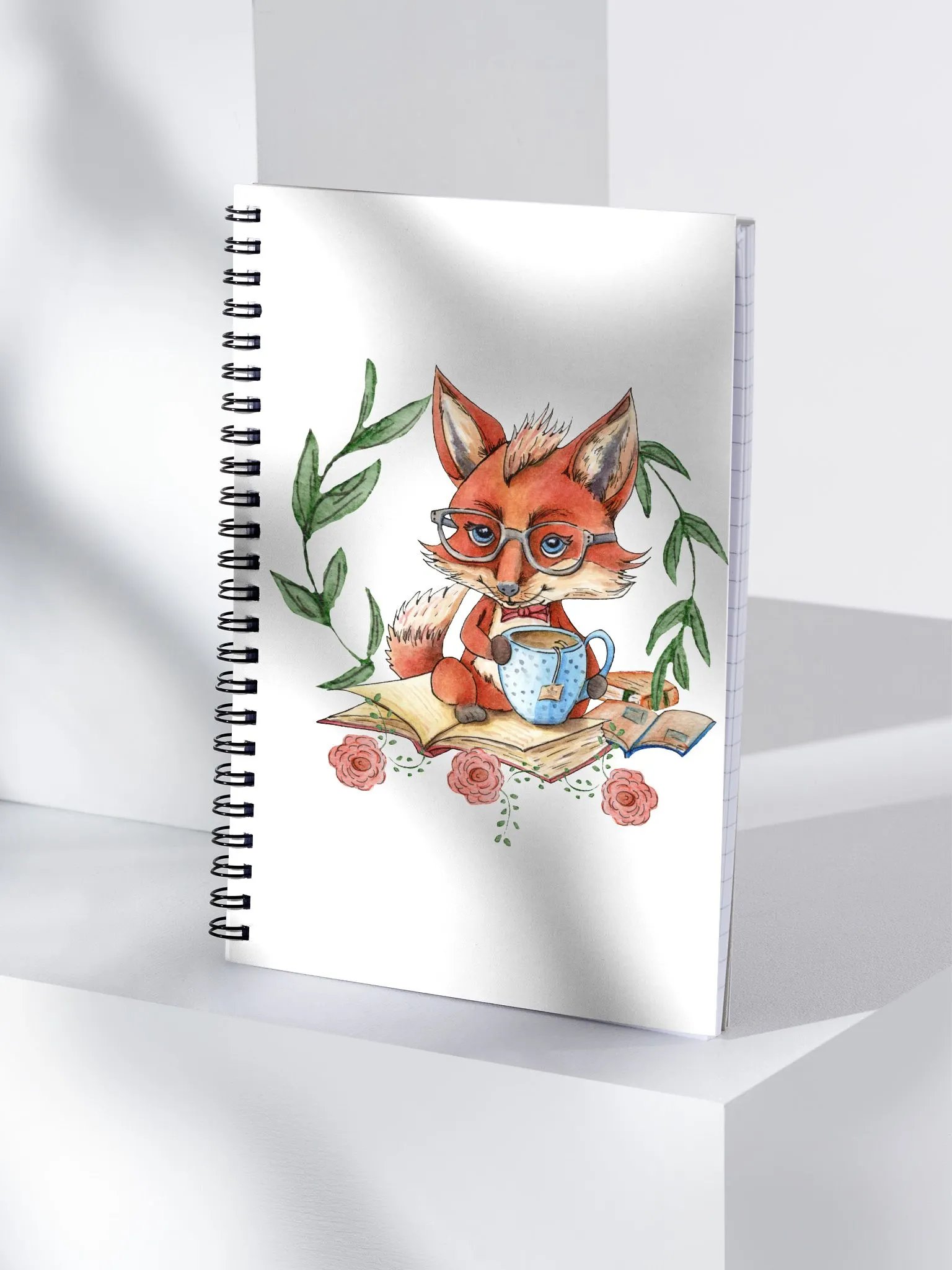 Tea Time Fox Notebook product image (4)
