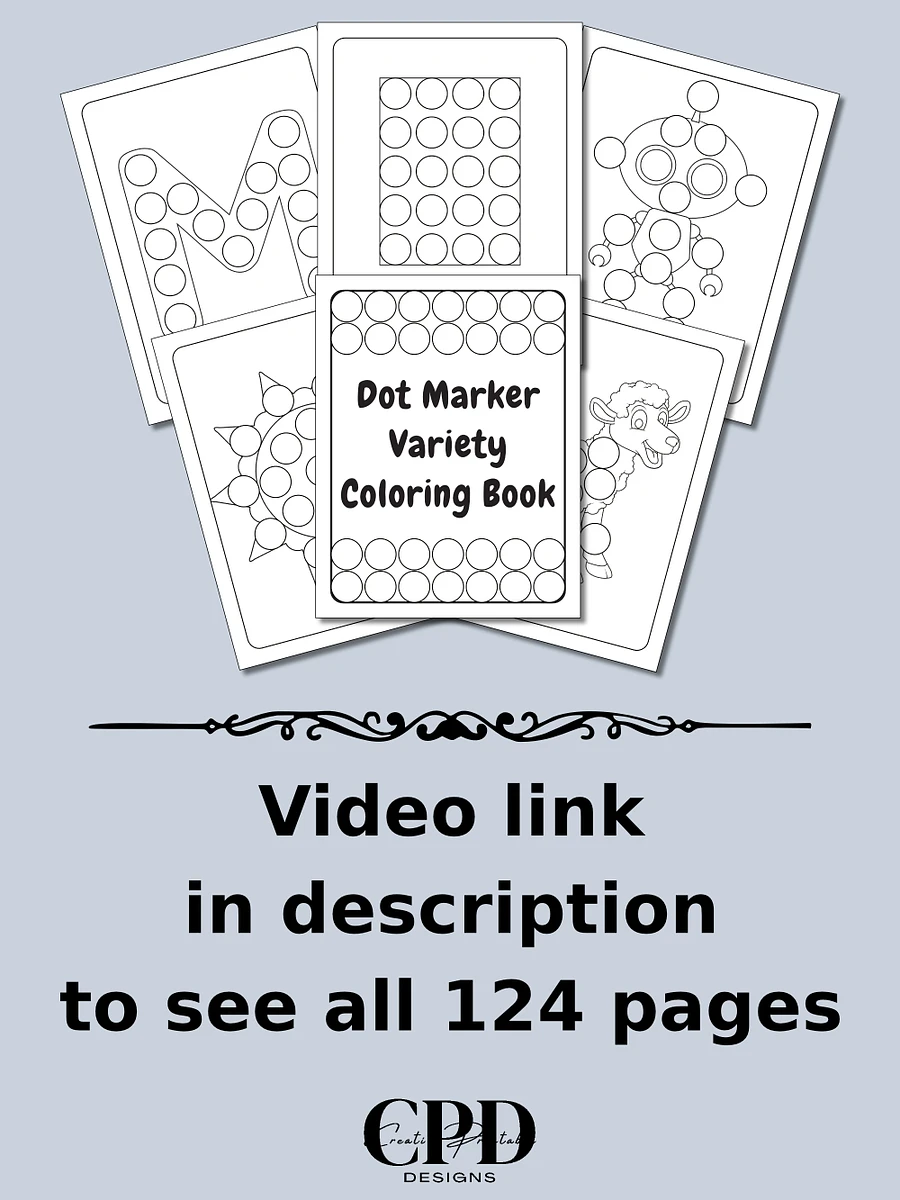 Printable Dot Marker Coloring Variety Bundle product image (10)