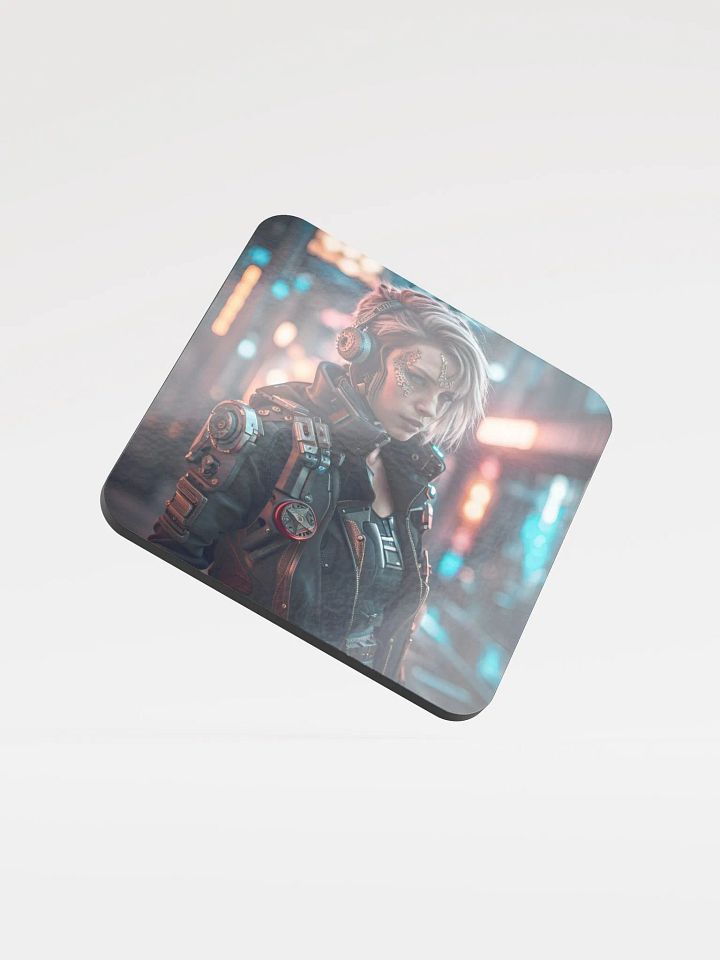 Cyberpunk Female Coaster product image (1)