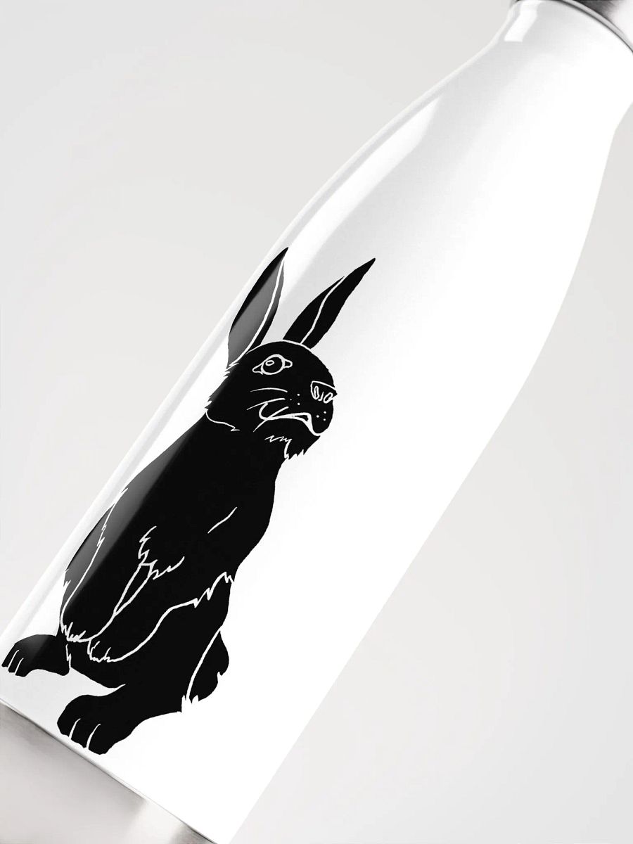 Stainless Steel Water Bottle - HARE 0001 - BLACK product image (5)