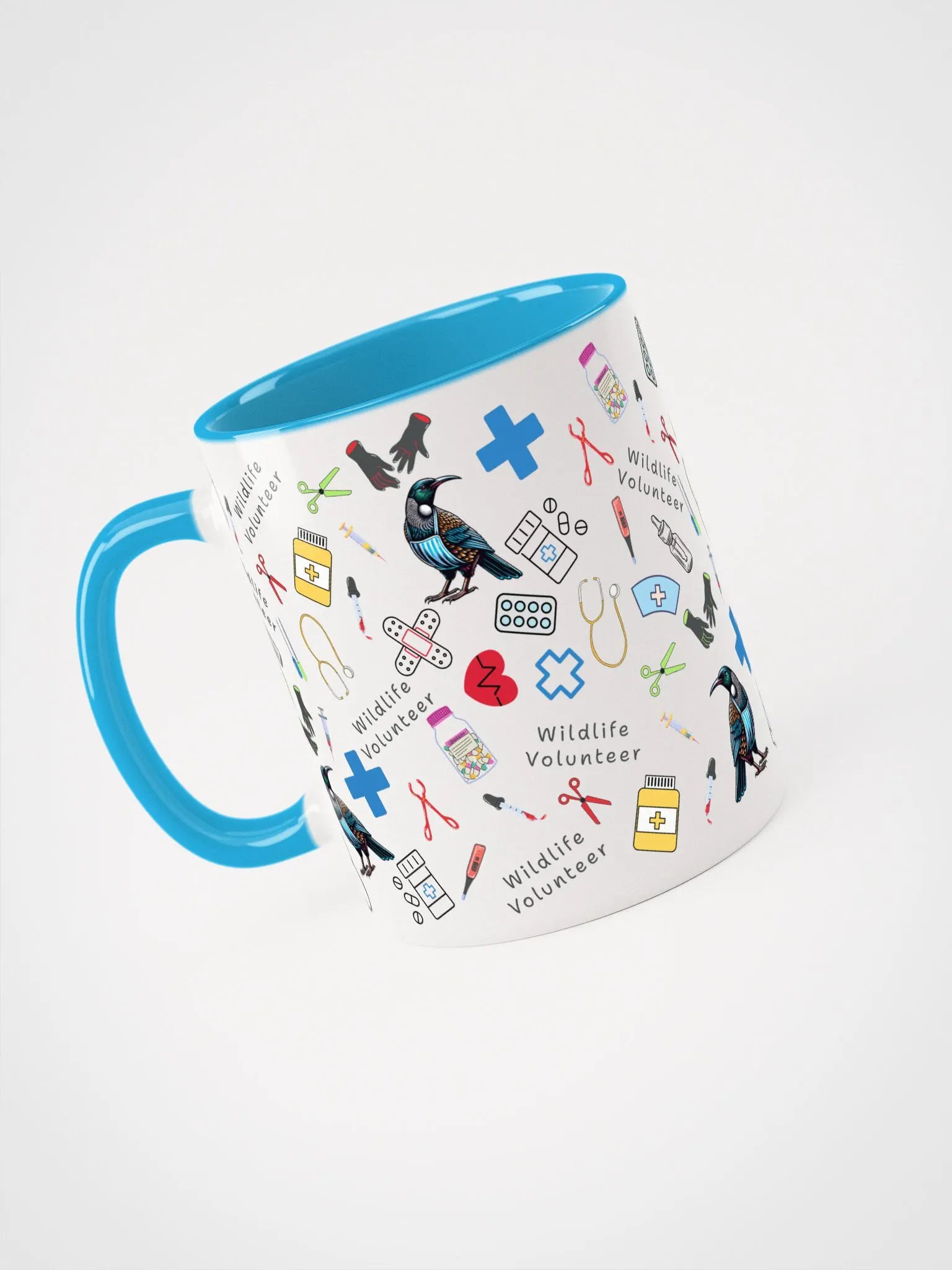 Wildlife Volunteer Tui Ceramic Mug product image (3)