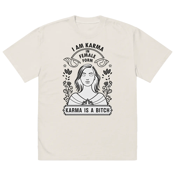 Karma Vision Oversized Tee product image (14)