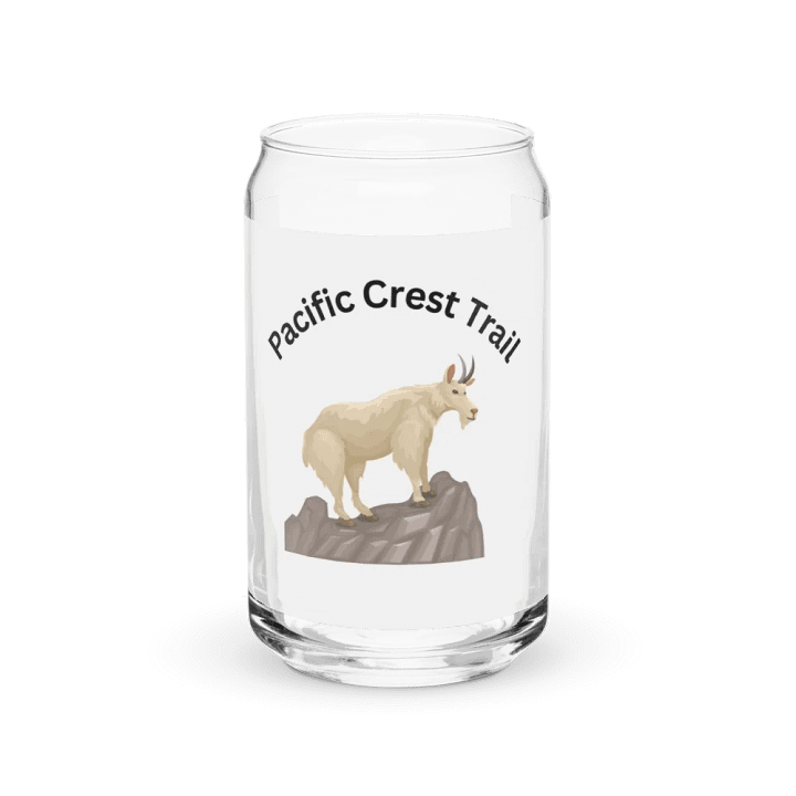 Pacific Crest Trail drinking glass (Mountain Goat) product image (2)