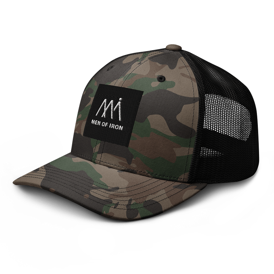 Men of Iron Camo Trucker Hat product image (6)