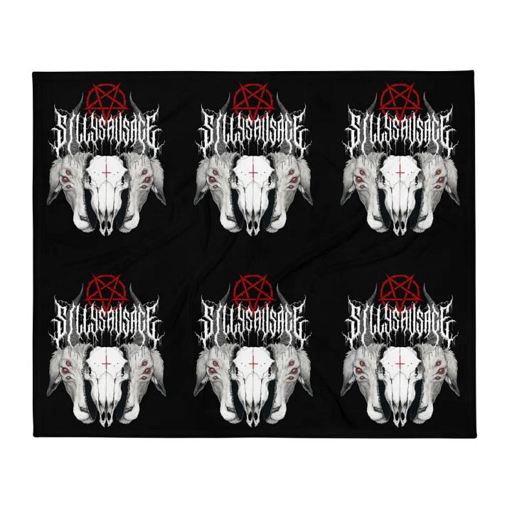 Sillysau5age Demonic Goat Blanket (Black) product image (2)