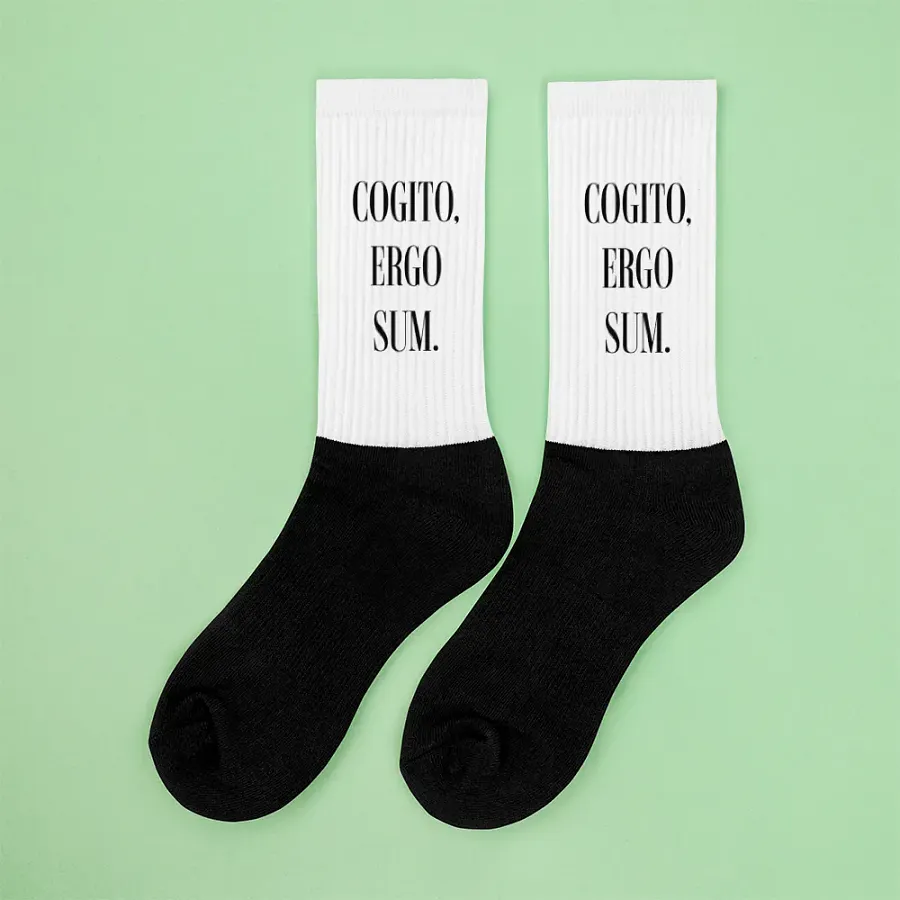 Cogito, Ergo Sum Socks product image (6)