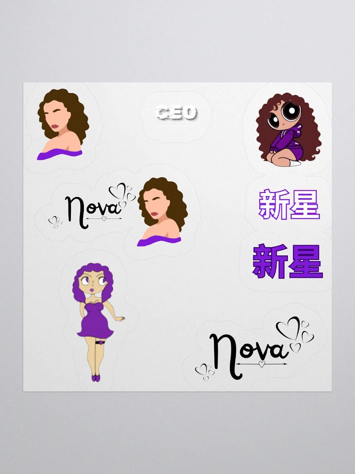 BoopNova Kiss Cut Stickers product image (2)