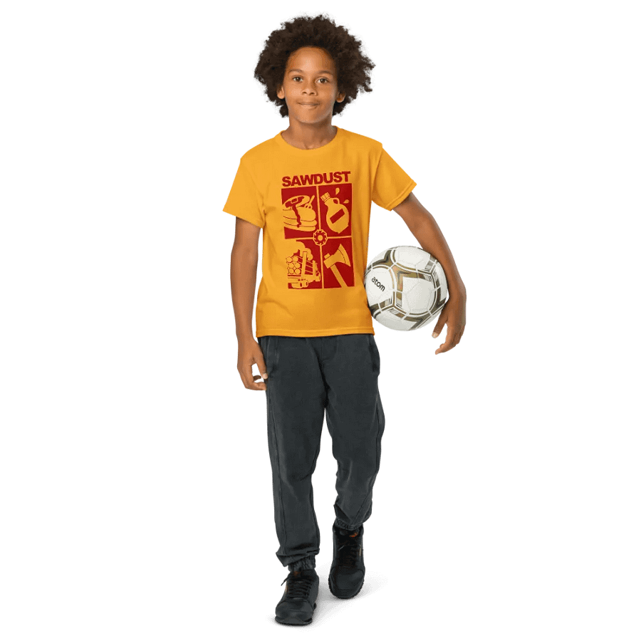 4 Square (red) T Shirt (youth) product image (48)