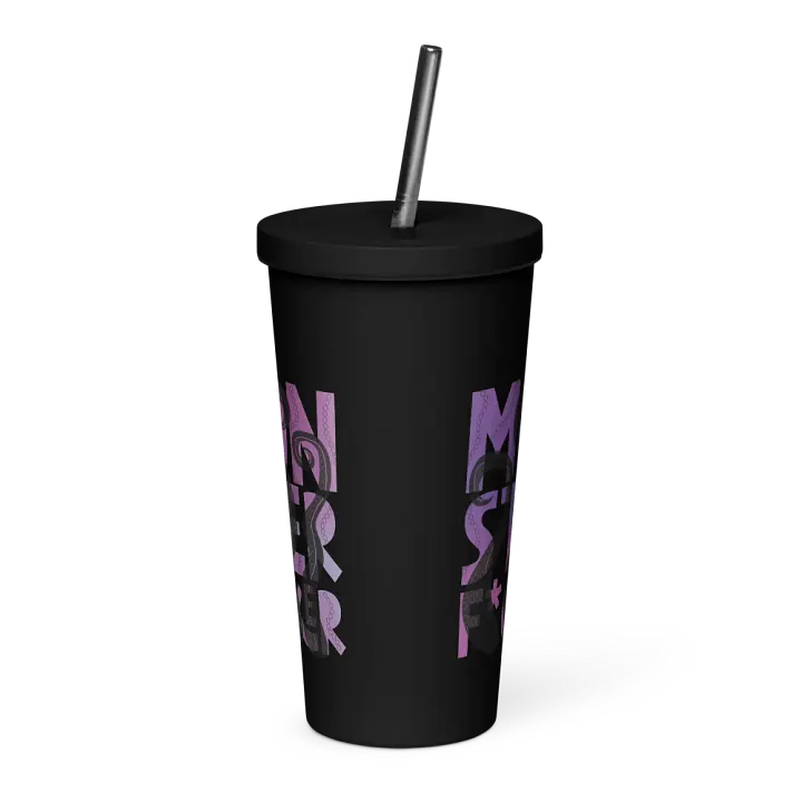 Monster F*cker Insulated Tumbler (Mauve - Censored) product image (2)