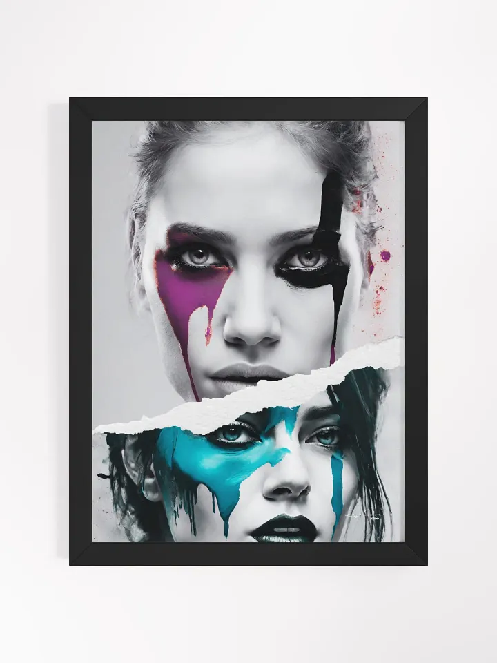 Living in Colors | Purple and beyond | Framed Collage Painting product image (2)