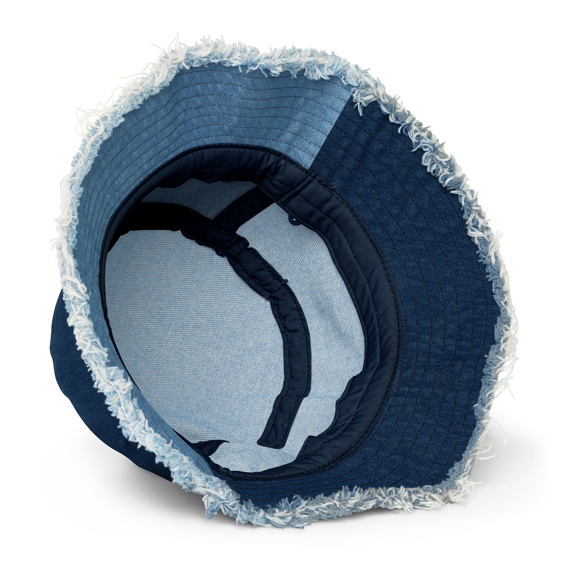 AUMC Logo and Mission Tag 2-Toned Denim Bucket Hat product image (3)