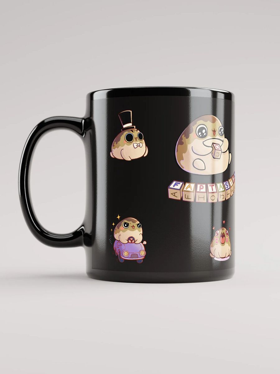 Mr Wawa & Tutzi Black Glossy Mug product image (11)