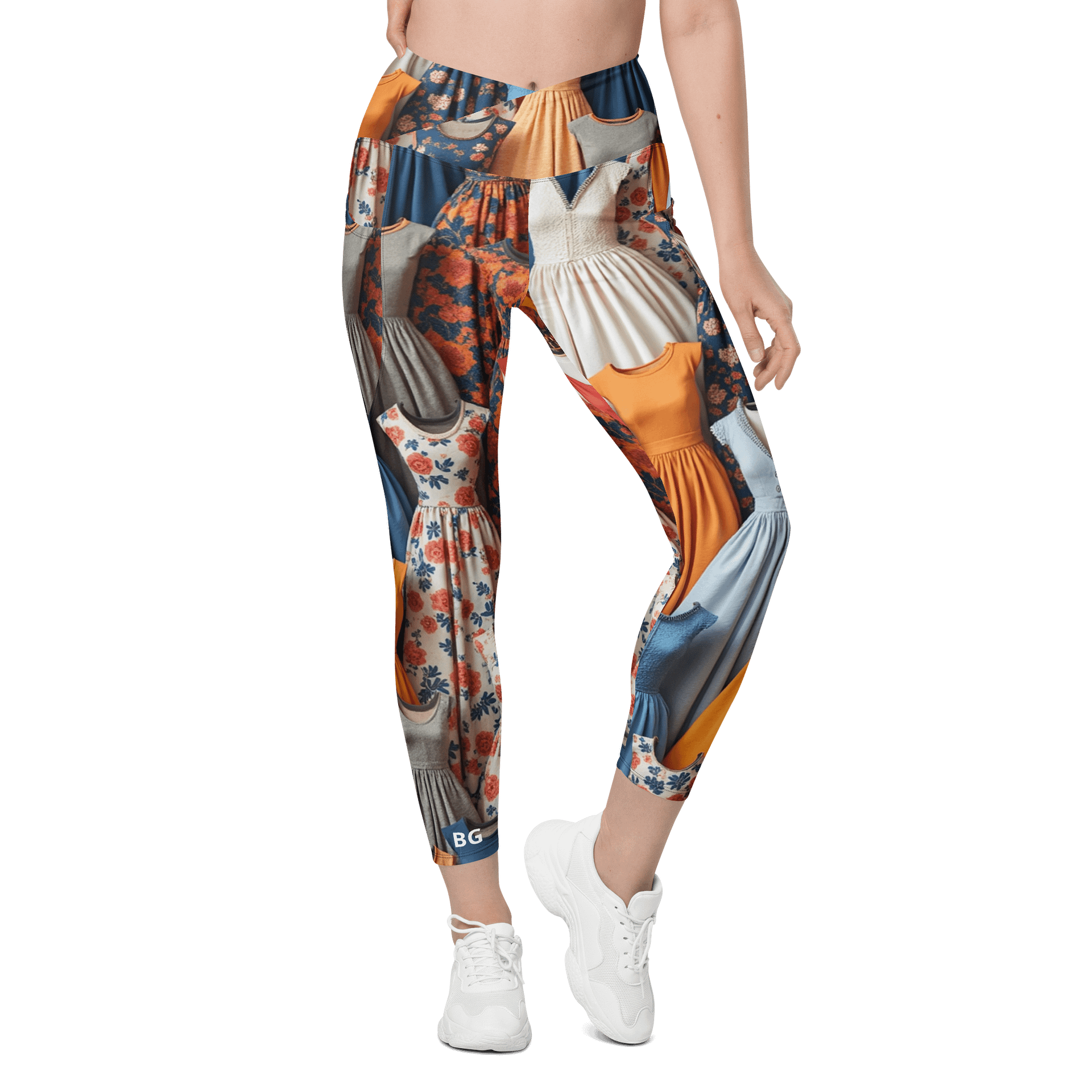 Barry Grady 'Dresses' Crossover Leggings product image (1)