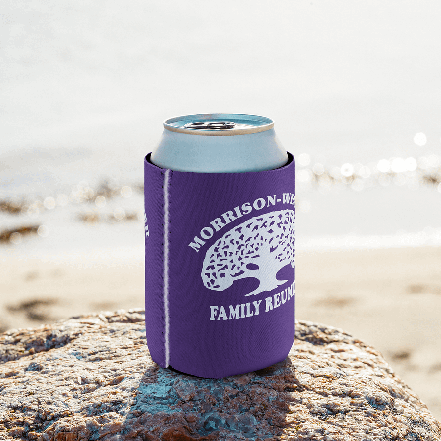 "Morrison-Werner Family Tree" Can Coozie (Purple) product image (8)