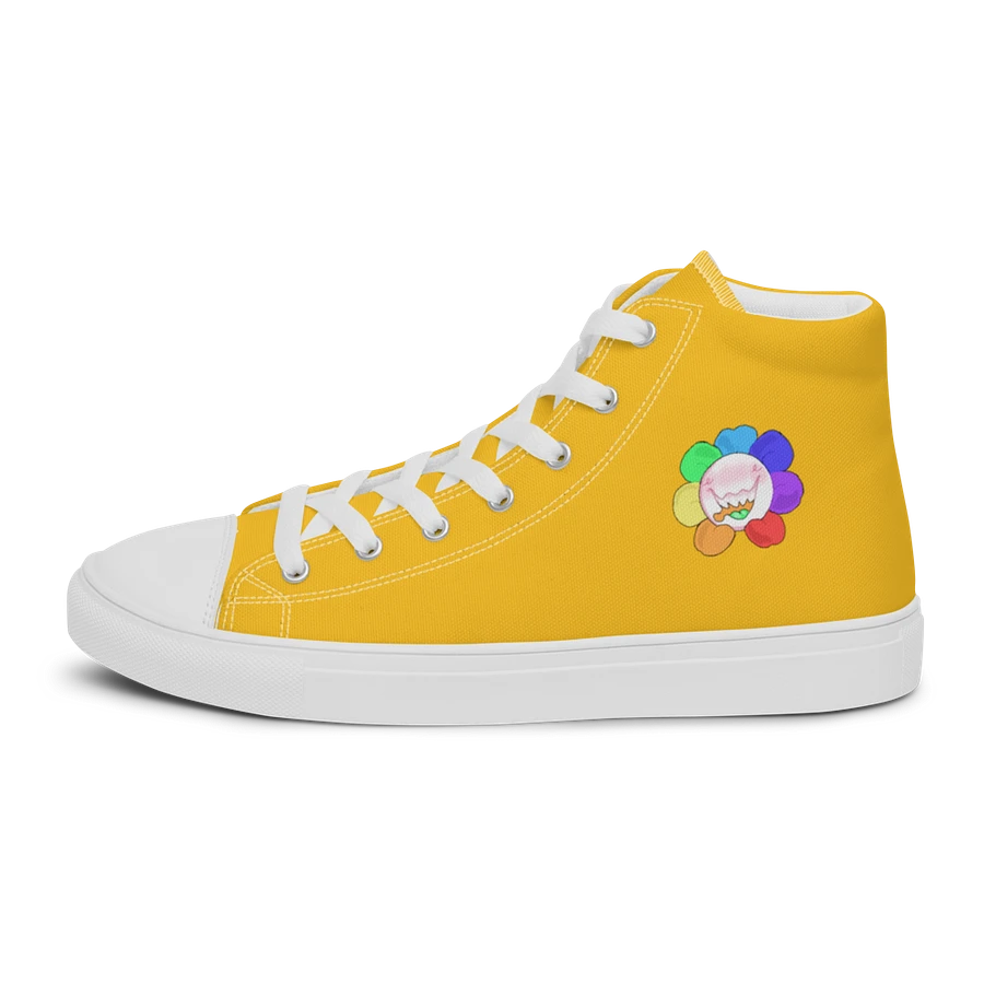 Yellow and White Flower Sneakers product image (8)