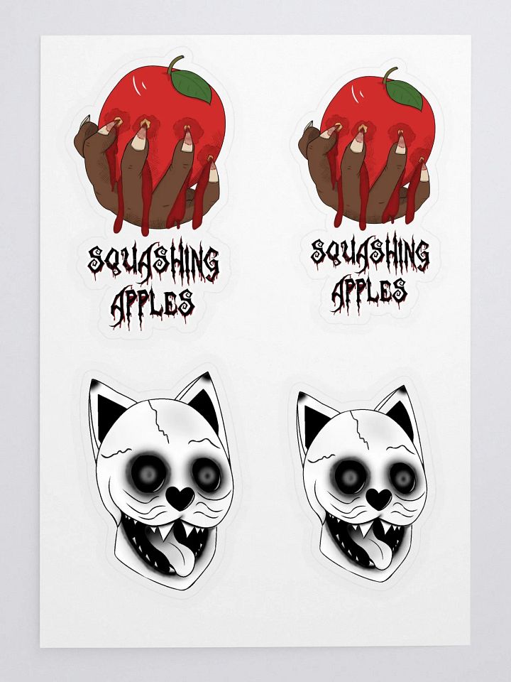 Miskits and Squashing Apples Collab Sticker Sheet product image (1)
