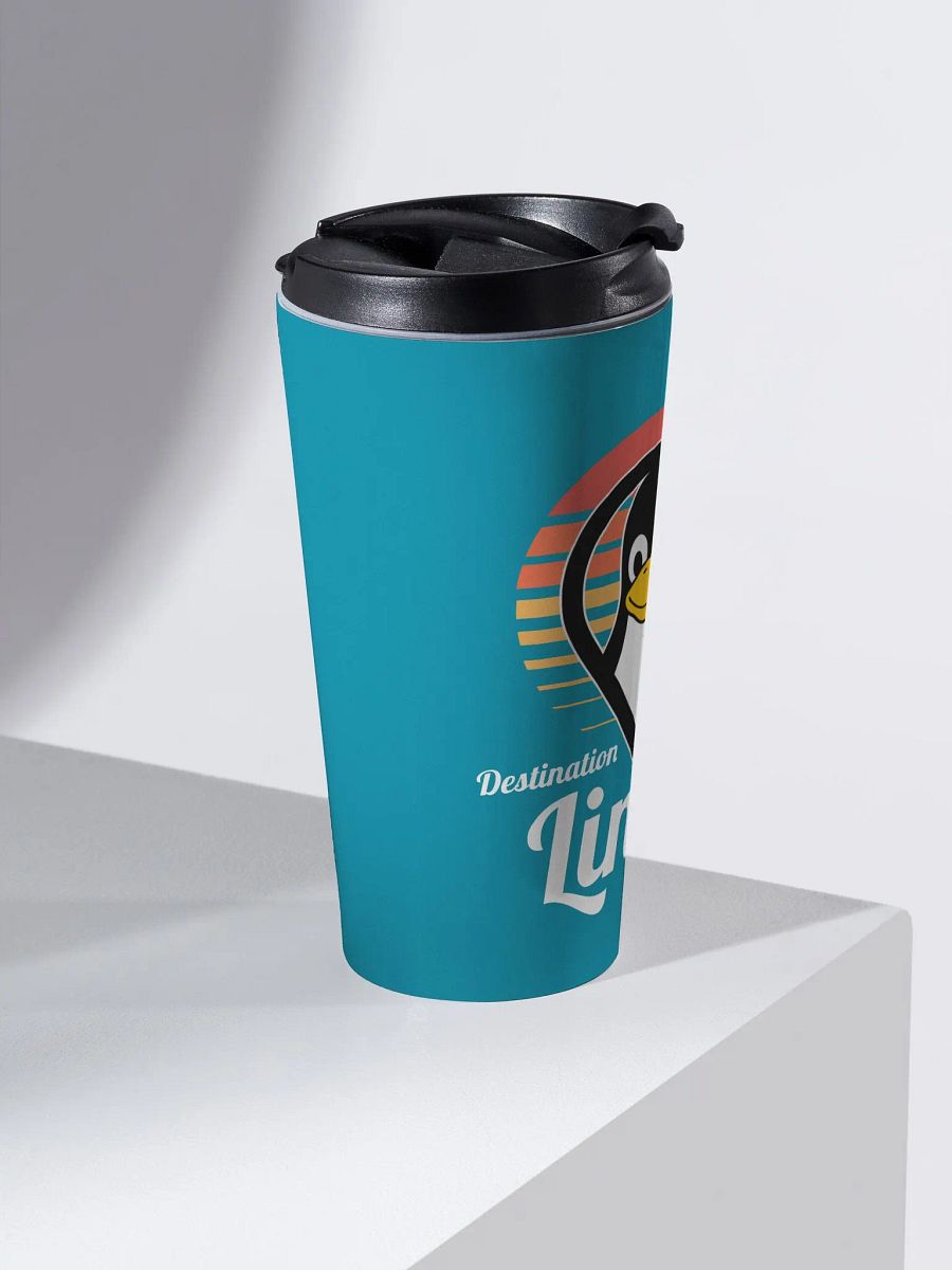 Destination Linux Retro Vibes - Travel Mug product image (2)