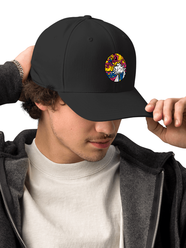 Energetic Swirls Performance Cap - Wave at Sunset product image (18)