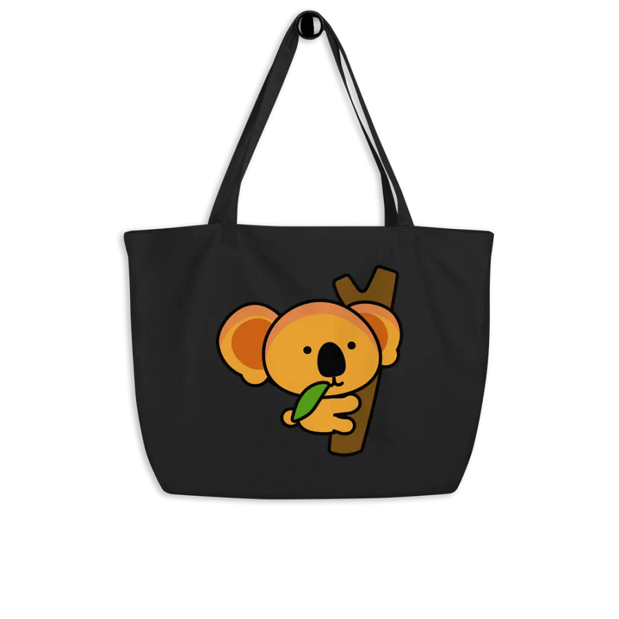 Koala Hug Organic Tote Bag product image (4)