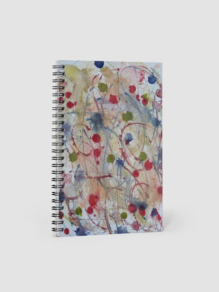 Swirling Dots Spiral Notebook product image (1)