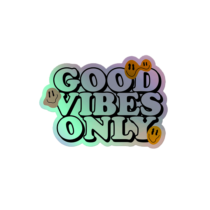Vibrant Vibes Holographic Sticker Sheet product image (2)