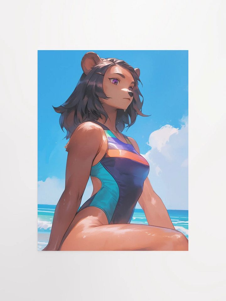 Bear Beach Babe Poster product image (1)