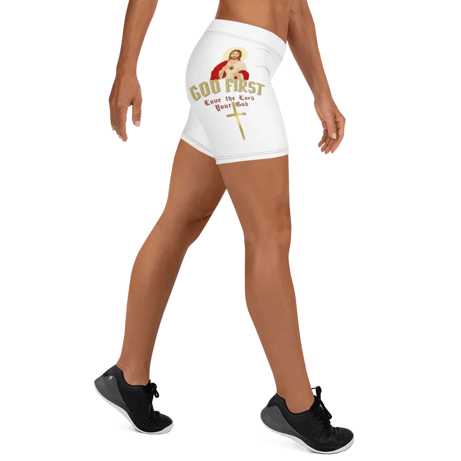 Divine Evangelist All-Over Print Shorts product image (9)