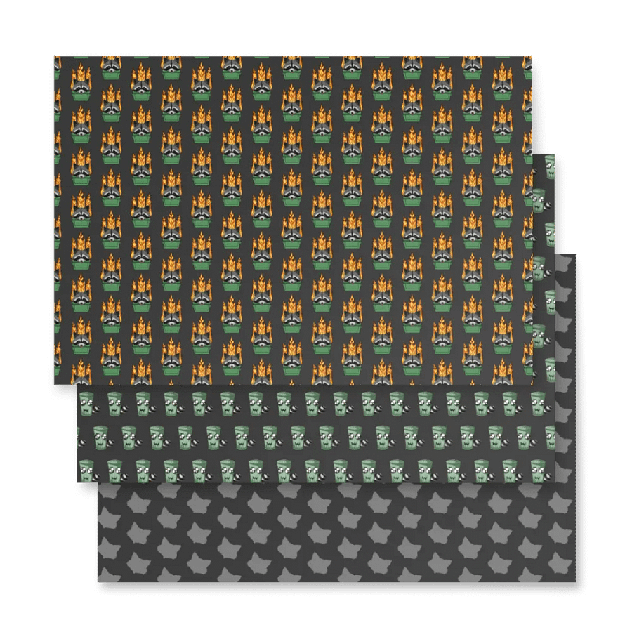 Trash wrapping paper product image (4)