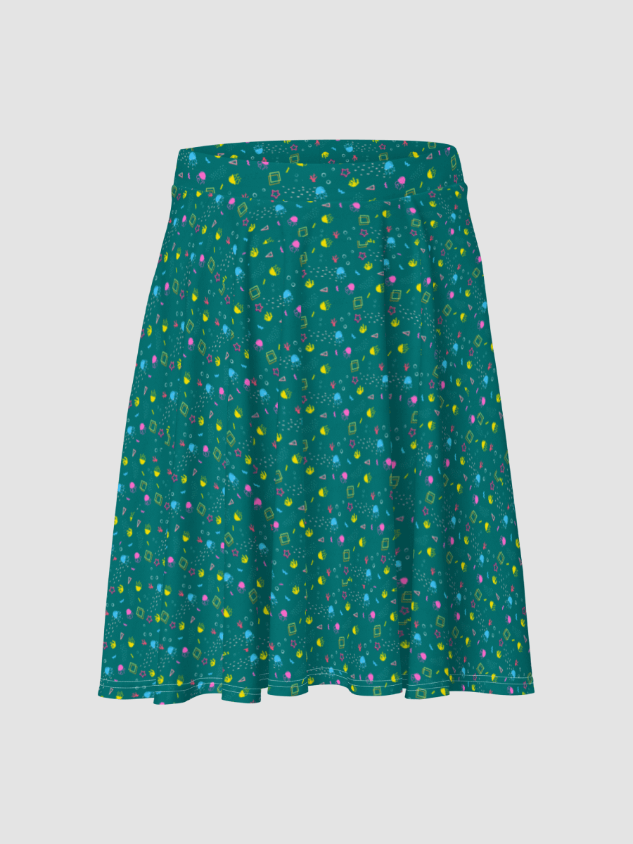 Shifty Seas pattern skater skirt product image (3)