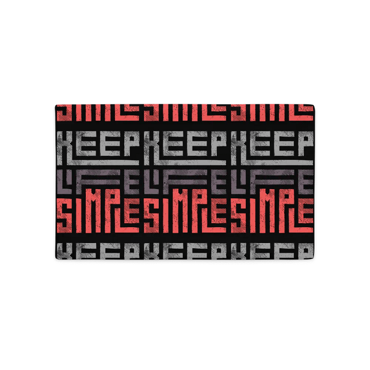 'Keep Life Simple' Premium Pillow Case product image (1)